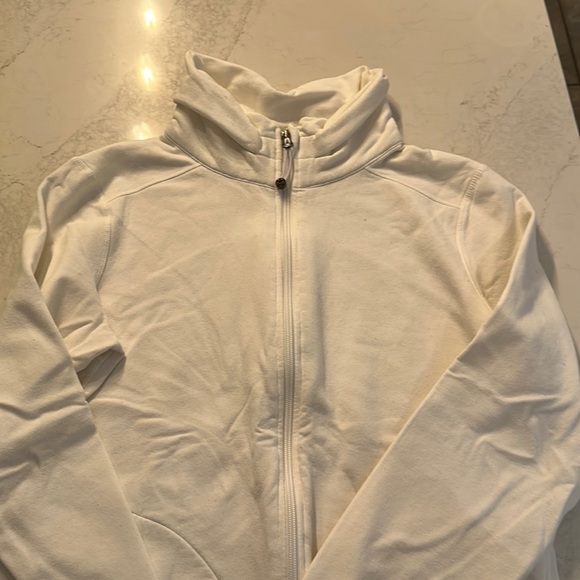 #20 Tuff Athletics Jacket off-white size Medium - Picture 1 of 3